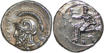 kosuke_dev 古代ギリシャ キリア タルソ BC379-374年 AR ステーター 銀貨 美品+
