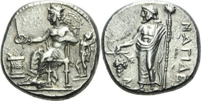 kosuke_dev 古代ギリシャ キリキア Nagidos BC380-360年 ステーター 銀貨 極美品