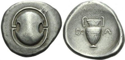 kosuke_dev 古代ギリシャ ボイオーティア テーベ ステーター 銀貨 美品