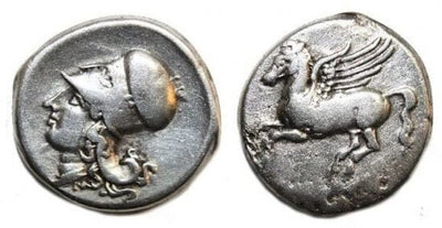 kosuke_dev 古代ギリシャ イタリア ブルティウム BC350-340年 AR ステーター 銀貨