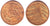 kosuke_dev ワイマール共和国 1924年A 50ペニヒ 真鍮貨 極美品