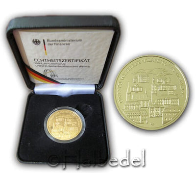 kosuke_dev ドイツ連邦共和国 ユネスコ 世界遺産都市 2006年J 100ユーロ 金貨 プルーフ