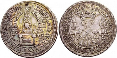 kosuke_dev ザクセン=ワイマール ヴィルヘルム 1640-1662年 1/4 ターレル 銀貨