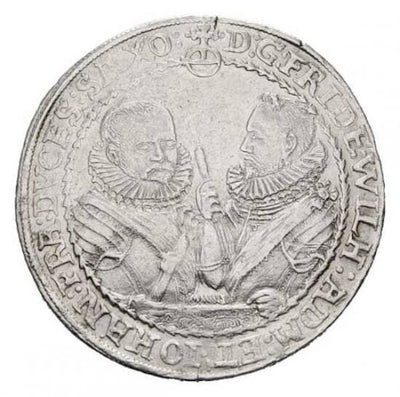 kosuke_dev ワイマール共和国 フリードリヒ・ヴィルヘルム 1591-1601年 ターレル 銀貨 美品+