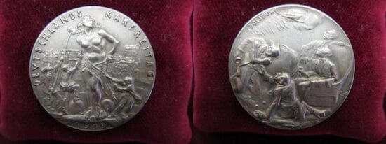 kosuke_dev ワイマール共和国 カール・ゲッツ 聖金曜日 1919年 銀メダル 極美品