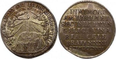kosuke_dev ザクセン＝ヴァイマル ヴィルヘルム・エルンスト 1717年 1/2 ターレル 銀貨 極美品