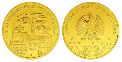 kosuke_dev ドイツ連邦共和国 ユネスコ 世界遺産都市 2006年F 100ユーロ 金貨 未使用