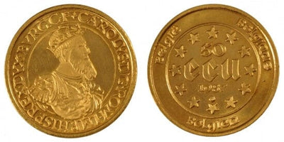 kosuke_dev ベルギー ボードワン 1987年 50 エキュ 金貨 プルーフ