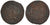 kosuke_dev ベルギー ブラバント公国 スペイン フィリップ2世 1587年 リヤール 銅貨 未使用-