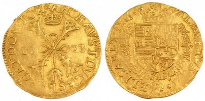 kosuke_dev ベルギー ブラバント公国 アルバート イザベル 1603年 2 Albertin 金貨 未使用-