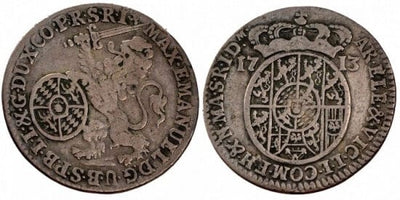 kosuke_dev ベルギー マクシミリアン・ド・エマニュエルバイエルン 1713年 エスカリン 銀貨 美品