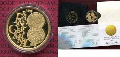 kosuke_dev ベルギー 2003年 100ユーロ 金貨 プルーフ