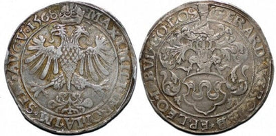 kosuke_dev ベルギー リエージュ ジェラール・ファン・グルースベーク 1568年 Rijksdaalder  銀貨 極美品