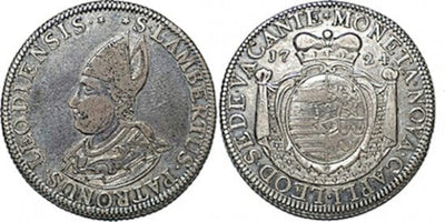 kosuke_dev ベルギー リエージュ セント・ランバート 1724年 エキュ 銀貨 極美品
