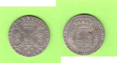 kosuke_dev ベルギー ブラバント公国 1686年 patagon 銀貨 美品+