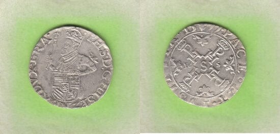 kosuke_dev ベルギー ブラバント公国 アントウェルペン 1577年 Statendaalder 銀貨 極美品