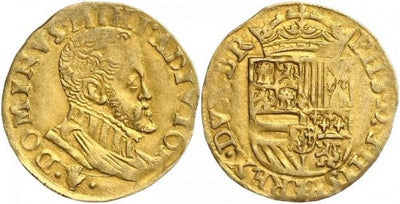 kosuke_dev ベルギー ブラバント公国 フィリップ2世 1555-1598年 レアル 金貨 極美品