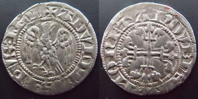 kosuke_dev ベルギー アドルフ・フォン・デア・マルク 1313-1344年 1/3 Volant 銀貨 美品+