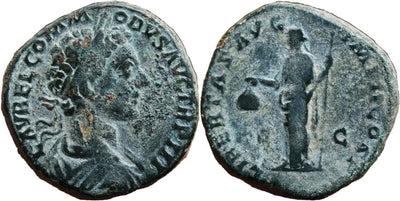 kosuke_dev ローマ帝国 コンモドゥス帝 178年 セステルティウス 銅貨 美品