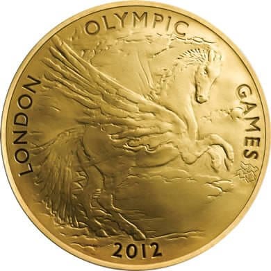 アンティークコインギャラリア 2012年 イギリス ロンドンオリンピック記念 5オンス金貨 オリジナルボックス付き
