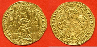 kosuke_dev フランス王　フィリップ6世　金貨　1338年　極美品