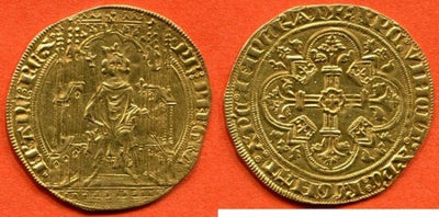 kosuke_dev フランス王　フィリップ6世　金貨　1340年　極美品