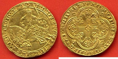 kosuke_dev フランス王　ジャン2世　1360年　金貨　美品