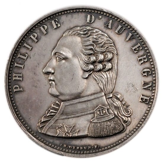 フランス王 ルイ18世 5フラン 1815年 銀貨 未使用 | アンティーク 