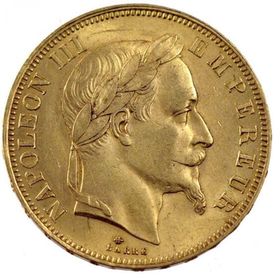 kosuke_dev フランス　フランス第二帝政　50フラン　1865年　金貨　未使用
