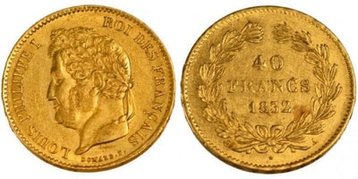 kosuke_dev フランス王　ルイ・フィリップ1世　40フラン　1832年　金貨　未使用