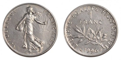 kosuke_dev フランス　フランス第五共和政　100フラン　1996年　硬貨　未使用