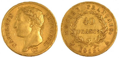 kosuke_dev フランス　フランス第一帝政　40フラン　1812年　金貨　美品
