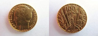 kosuke_dev フランス　フランス第三共和政　100フラン　1935年　金貨　極美品
