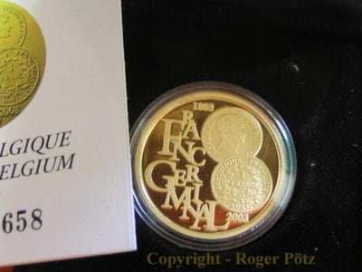 kosuke_dev ベルギー王　アルベール2世 100ユーロ　2003年　金貨　プルーフ