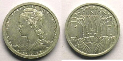 kosuke_dev フランス　フランス第四共和政　1フラン　1948年　硬貨　極美品