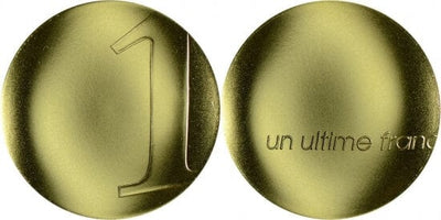 kosuke_dev フランス　最後のフラン　1フラン　2001年　金貨　プルーフ