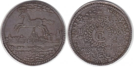 kosuke_dev 神聖ローマ帝国　ブラウンシュヴァイク＝リューネブルク　3ターラー　硬貨　1654年　美品