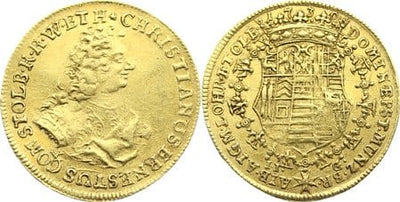 kosuke_dev 神聖ローマ帝国　シュトルベルク家　アーネスト クリスチアン　硬貨　1730年　美品