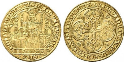 kosuke_dev 神聖ローマ帝国　神聖ローマ皇帝　ルートヴィヒ4世　金貨　1338年　極美品