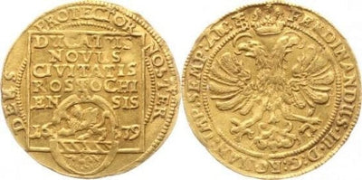 kosuke_dev 神聖ローマ帝国　ロストック　金貨　1639年　美品