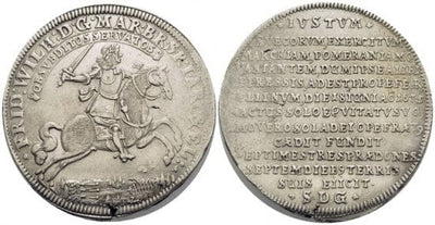kosuke_dev 神聖ローマ帝国　プロイセン公　フリードリヒ・ヴィルヘルム　硬貨　1675年　美品