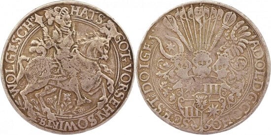 kosuke_dev シャウエンブルク-ホルシュタイン伯　アドルフ13世　硬貨　1592年　ターラー　美品