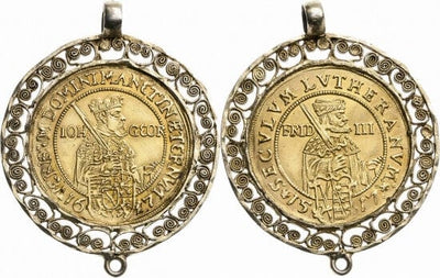 kosuke_dev 神聖ローマ帝国　ザクセン選帝侯領　ヨハン・ゲオルク1世 　金貨　1617年　美品