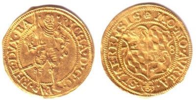 kosuke_dev 神聖ローマ帝国　ジンメルン・シュポンハイム帝領伯 　リチャード　金貨　1ダカット　1578年　極美品