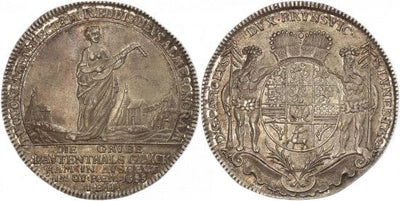 kosuke_dev ブラウンシュヴァイク＝ヴォルフェンビュッテル公　カール1世　硬貨　ターラー　1752年　極美品