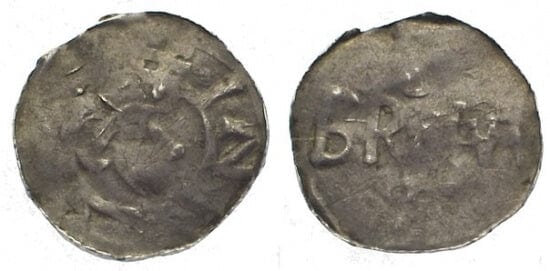 kosuke_dev 神聖ローマ皇帝　神聖ローマ皇帝　ハインリヒ2世　硬貨　1002年-1024年　並品