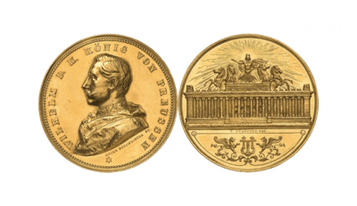 kosuke_dev 神聖ローマ帝国　ドイツ皇帝　ヴィルヘルム2世　20ダカット　金貨　1888年　未使用
