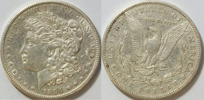 北米　アメリカ　リバティー　1894年　1ドル　硬貨　美品