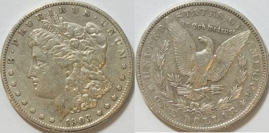 kosuke_dev 北米　アメリカ　リバティー　1903年　1ドル　硬貨　美品