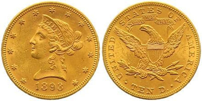 kosuke_dev アメリカ合衆国 10ドル金貨 1893年 極美品